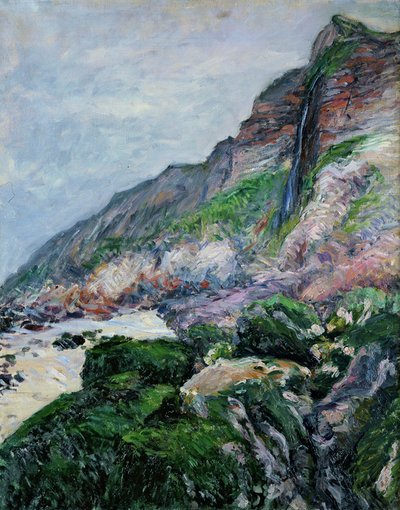 Acantilados en Normandía de Gustave Caillebotte